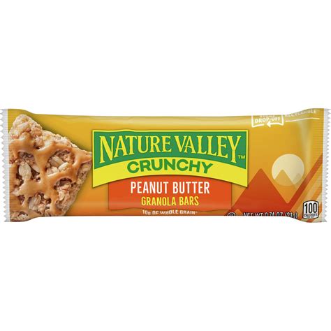 Nature Valley Crunchy Granola Bars Peanut Butter 36 Ct 74 Oz