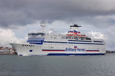 BRITTANY FERRIES: PORTSMOUTH PARADE OF BRITTANY FERRIES SHIPS