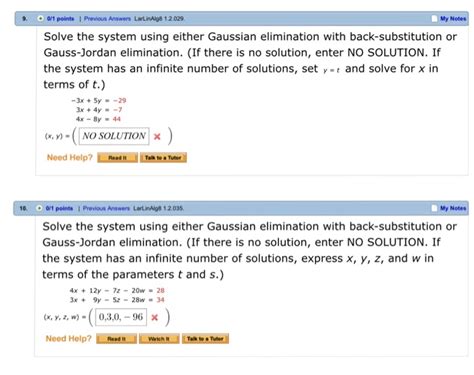 Solved 9 0 1 Points1 Previous Answers LarlinAlg8 1 2 029 Chegg