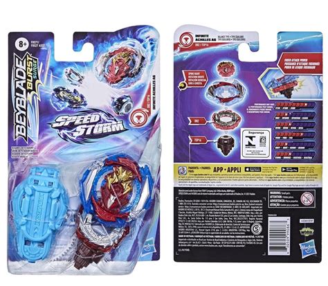 Jogo de Pião BeyBlade Burst Surge Speedstorm Infinite Achilles Hasbro