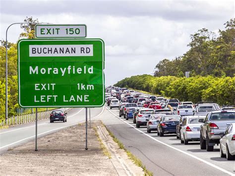 Brisbane Traffic Huge Delays Heading North On Bruce Highway The