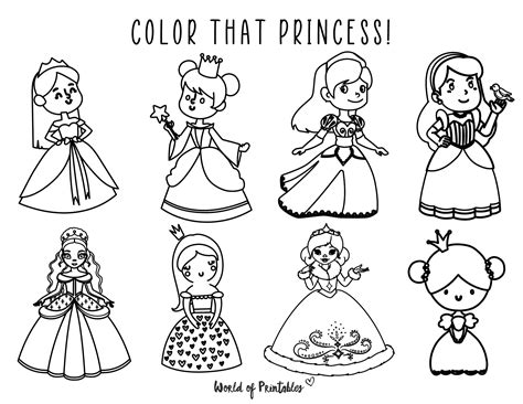 Coloring Pages And Princess