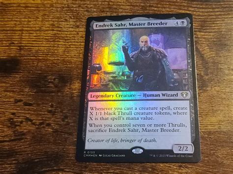 Free Magic The Gathering Mtg Endrek Sahr Master Breeder Foil Rare