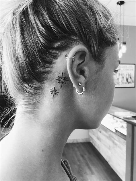 Star Tattoo Meaning Behind Ear