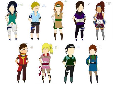 Naruto Oc Adoptables 1 Two Left By Bynsair On Deviantart