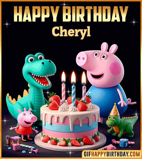 Happy Birthday Cheryl GIF Images