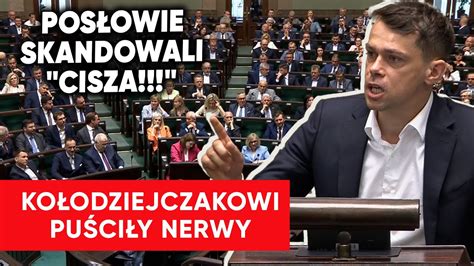 Pos Owie Skandowali Cisza Ko Odziejczak Odpali Si W Sejmie