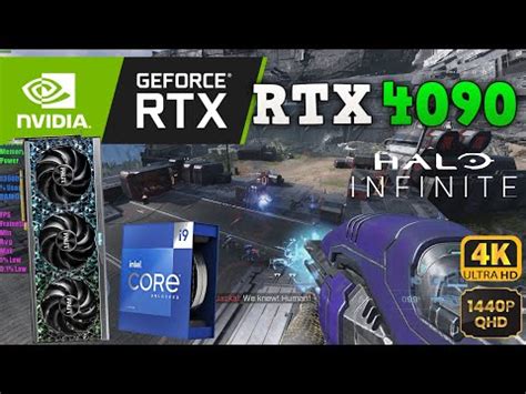 Halo Infinite RTX 4090 I9 13900K 64GB Ram 1440p 4K Benchmark