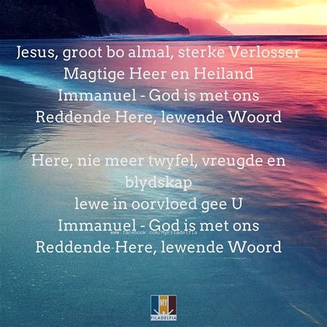 Jesus Groot Bo Almal Sterke Verlosser Magtige Heer En Heiland