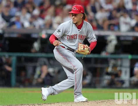 Photo: Reds pitcher Luis Castillo delivers during the MLB All-Star Game ...