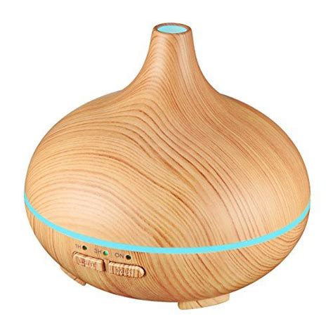 Victsing Ml Mini Ultrasonic Aroma Essential Oil Diffuser Wood Grain