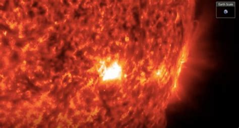 Sun Unleashes Barrage Of Powerful Solar Flares Video Space