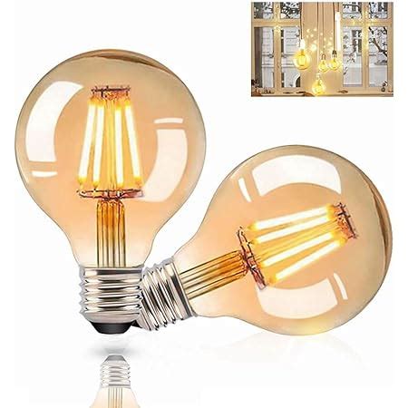 Ampoules Led W Edison Vintage G Blanc Chaud K E Equivalent