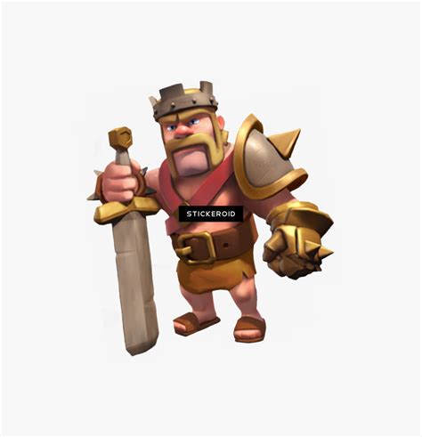 Clash Of Clans Barbarian King Hd Png Download Transparent Png Image