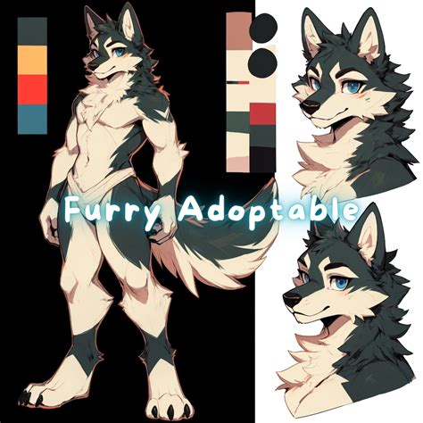 Fursona Exclusive Adoption Unique Adoptable Max X20 Unique Adoption 100 Original Adopt Etsy