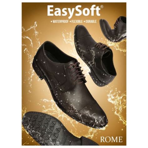 Easy Soft Rome Formal Black Shoes For Men By World Balance Shopee Philippines