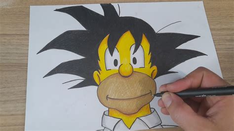 Como Desenhar Homer Goku Simpsons Youtube