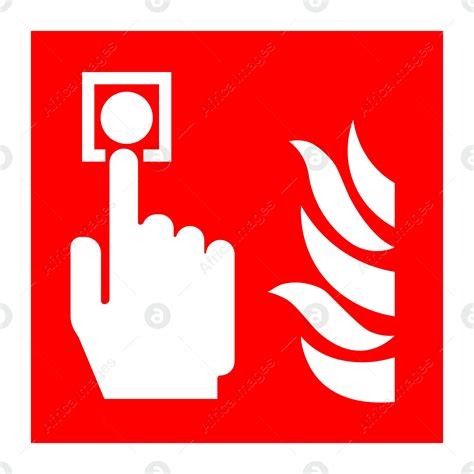 International Maritime Organization IMO Sign Illustration Fire