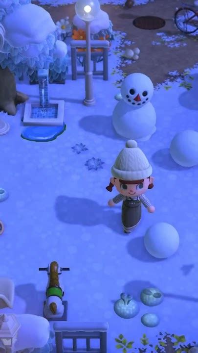 ゆきだるまチャレンジ あつ森 あつまれどうぶつの森 あつ森好きな人と繋がりたい Animalcrossing 夢番地公開中 ゆめみ