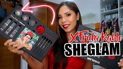 Shein Probando La Coleccion De Sheglam X Frida Kahlo Mirianny Youtube