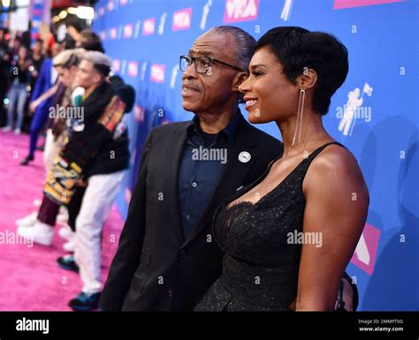 Al Sharpton Left And Kathy Jordan Arrives At The Mtv Video Music