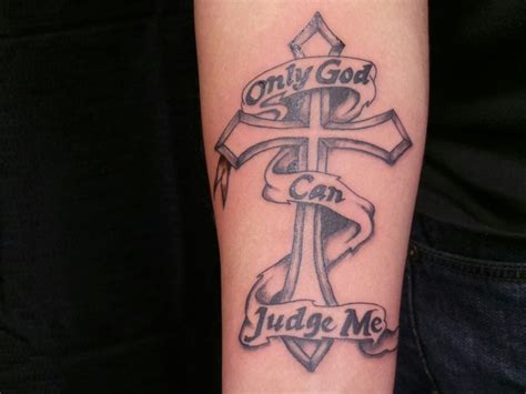 only god can judge me cross tattoo designs - vansshoesblackandwhite