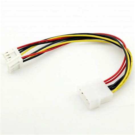 Adaptador De Pinos Molex Para Dual Pinos Alimenta O Pc Divisor De Y