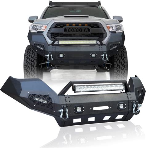 Amazon Tioyar Front And Rear Bumper Texture Black Compatible With