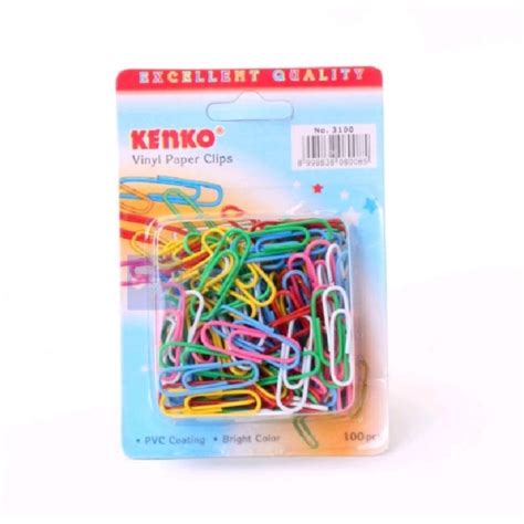 Jual Paper Clip Kenko Warna Warni Penjepit Kertas Shopee Indonesia