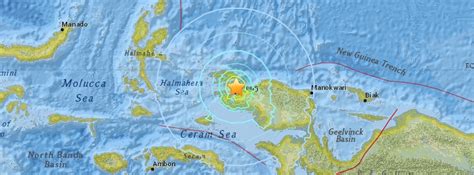 Very Strong And Shallow M6 9 Earthquake Hits Near The Coast Of Papua Indonesia The Watchers