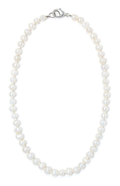 Freshwater Pearl Necklace 18 White