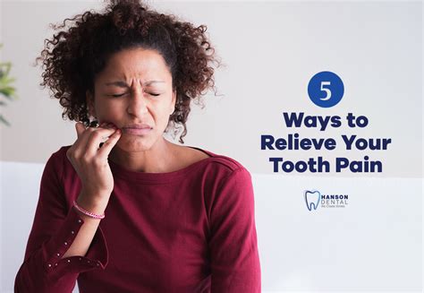 5 Ways to Relieve Your Tooth Pain - Hanson Dental - Dentist in Buffalo MN