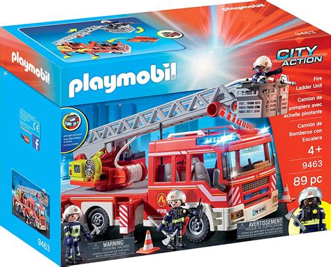 Playmobil City Action 9463 Fire Ladder Unit with lights, sounds and ...