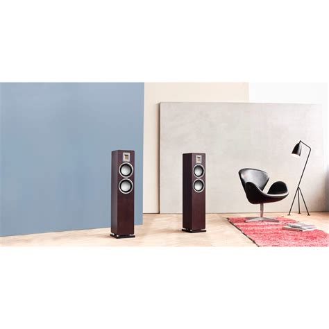 Audiovector Qr Floorstanding Speakers Made In Denmark Dark Walnut