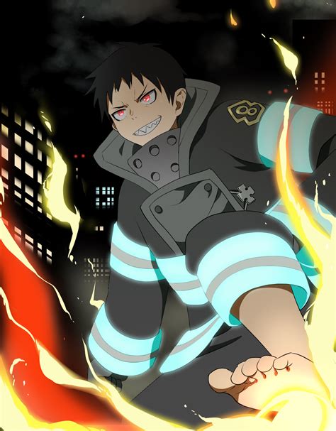 Shinra Kusakabe Kusakabe Shinra Fire Brigade Of Flames Enen No