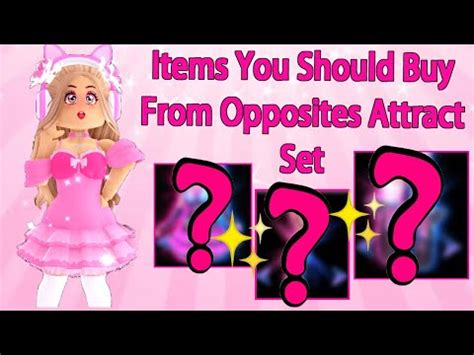 Items You Should Buy From Opposites Attract Set Royale High Youtube