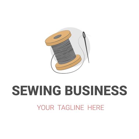 Premium Vector Sewing Business Logo