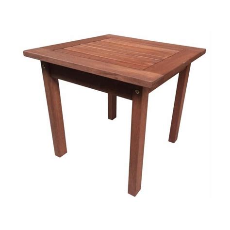 Table basse carrée en bois exotique Tokyo Habitat et Jardin Marron