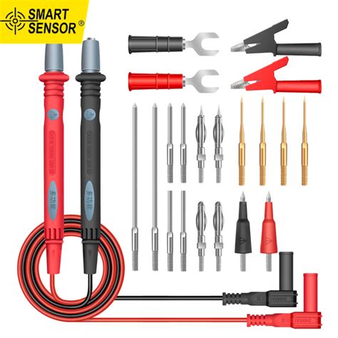 22 In 1 Multimeter Test Lead Set 1000v Professional Silicone Insulated