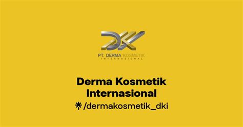 Derma Kosmetik Internasional Instagram TikTok Linktree