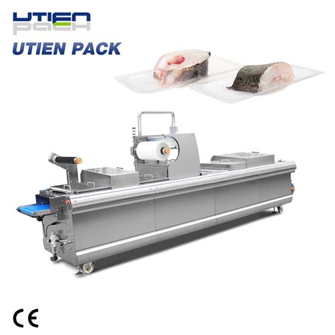 Wide Application Auto Seafood Vacuum Skin Packaging Machine For Beef