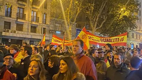 Las Manifestaciones En Toda España Contra La Amnistía De Sánchez En