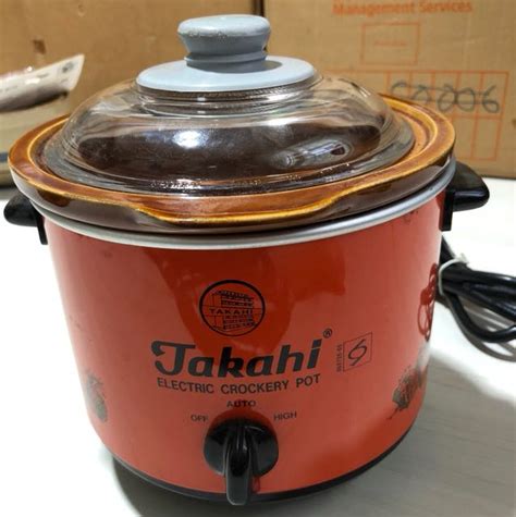 1 2L Takahi Made In Japan Slow Cooker Or Electric Crockery Pot TV