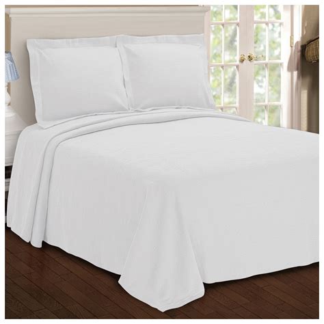 Superior Cotton Paisley Bedspread 3 Piece Bedding Set, Twin, White - Walmart.com