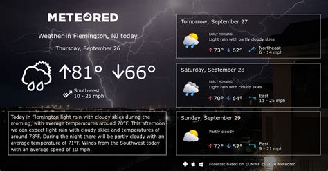 Flemington, NJ Weather 14 days - Meteored