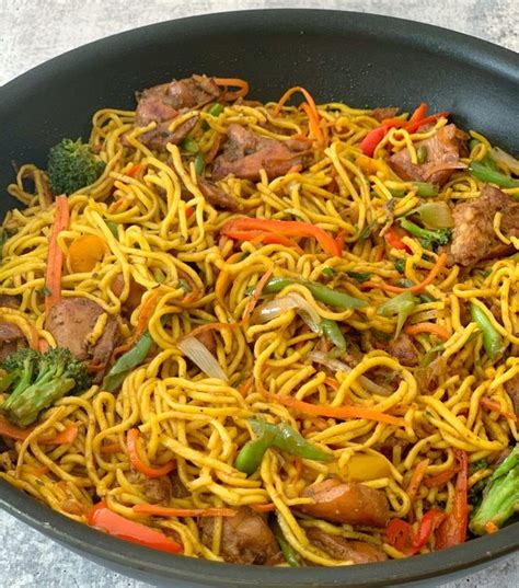 Guyanese Style Chicken Chow Mein Recipe Chow Mein Recipe Chicken