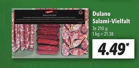 Dulano Salami Vielfalt Angebot Bei Lidl 1Prospekte De