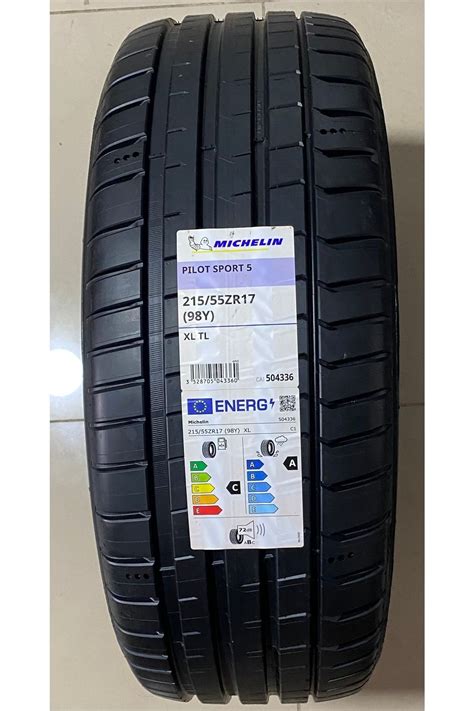 Michelin 215 55r17 98y Xl Pilot Sport 5 Yaz Lastiği 2022 Üretim Fiyatı