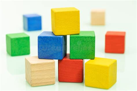 Color Blocks for Children, Educational, Space for Inscription, Vivid ...