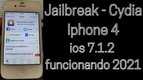 Jailbreak Cydia Iphone Ios Funcionando Tutorial De